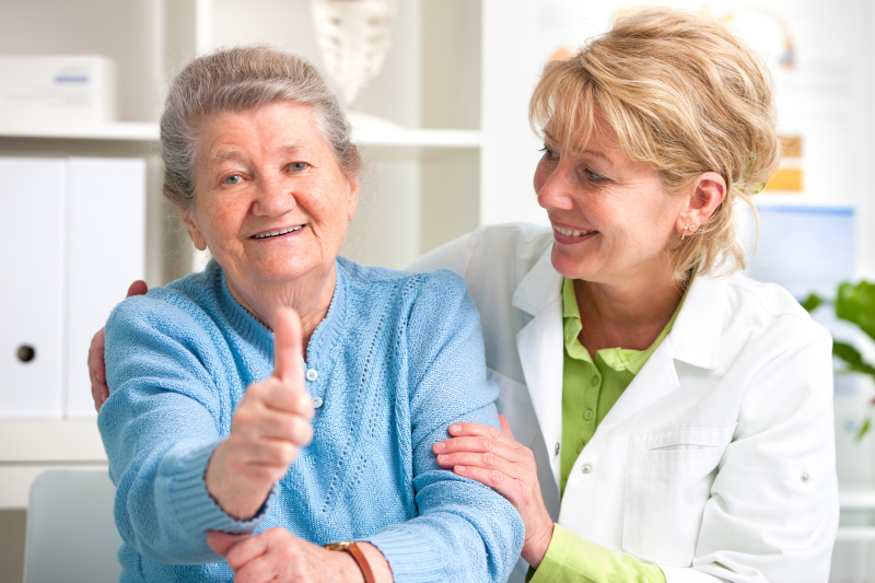 Approval from elderly lady for services available at Caring Support @ Home